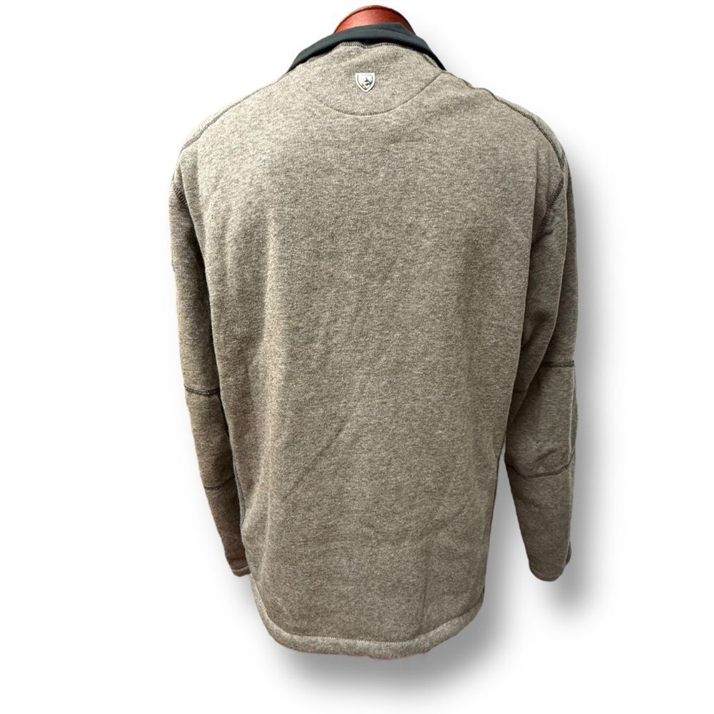 KuhlRevel 1/4 Zip Oatmeal Men's Performance Sweatshirt Activewear Size XL - Picture 9 of 15